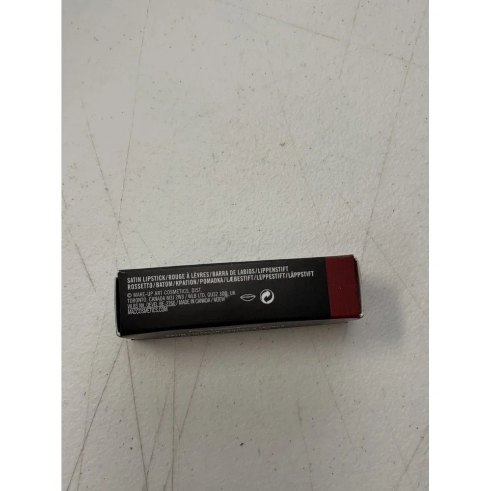 Mac Satin Lipstick DEL RIO #806  FullSize 3 g/0.1oz New In Box
